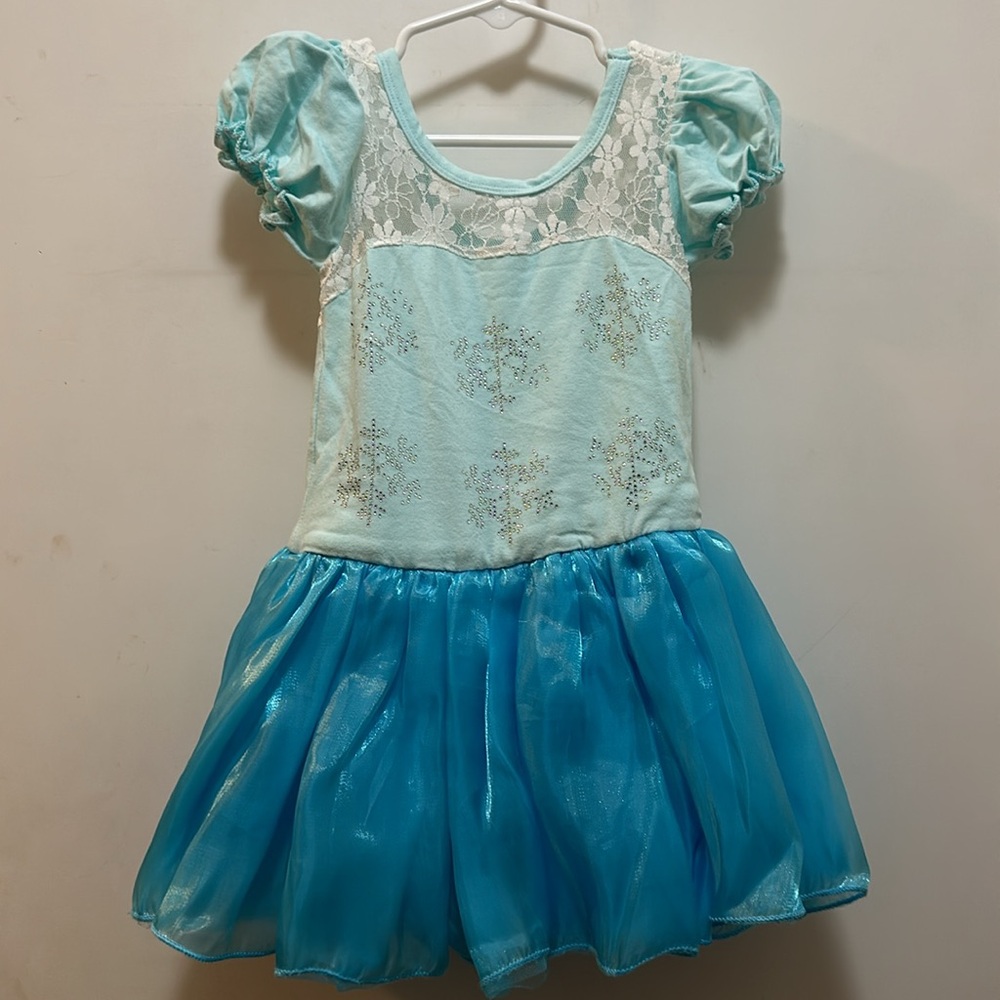 Sweet snowflake leotard dress. My daughter wore for her first dance performance!